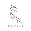 Logo Equicanis – hipoterapia a terapia s koňmi